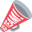 cheering megaphone