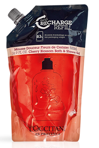 Eco-Recharge Gel Douche Fleurs de Cerisier 500ml