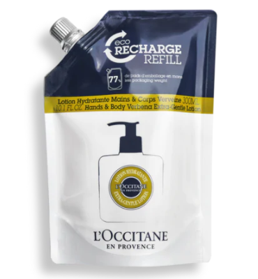 Eco-Recharge Lotion Mains et Corps Karité Verveine 300 ml