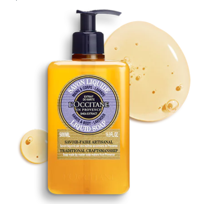 Savon Liquide Mains et Corps Karité Lavande 500 ml