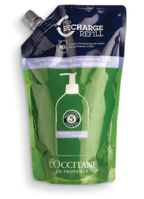 Eco-recharge Après-shampooing Équilibre et Douceur Aromachologie 500 ml