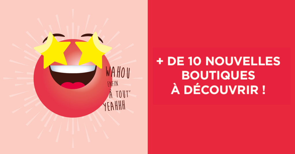 Plus de 10 nouvelles boutiques à Bay 2