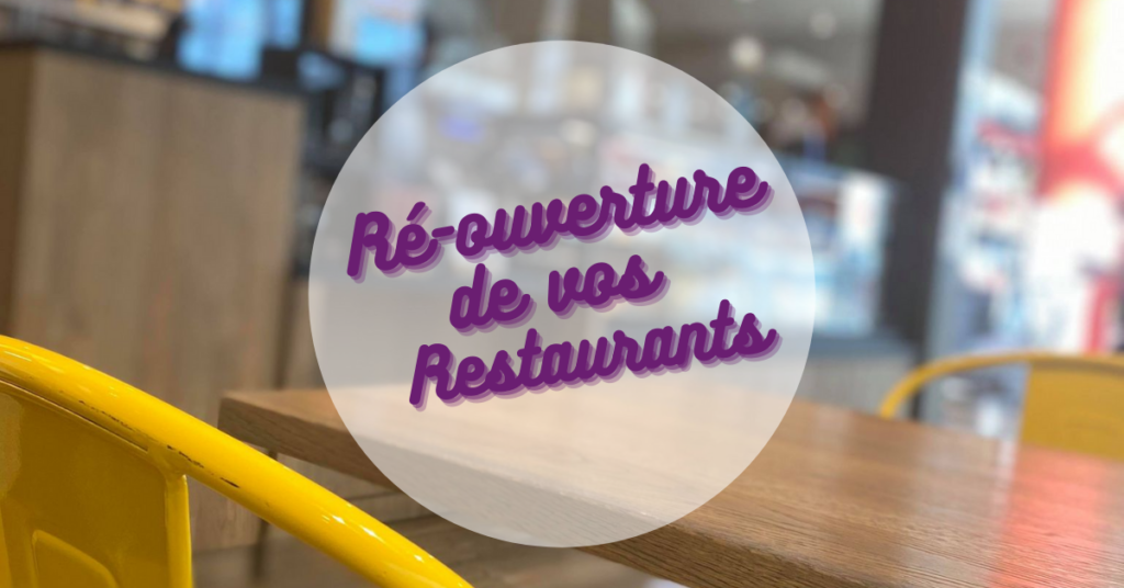 Vos restaurants sont ouverts BAY 2 COLLEGIEN