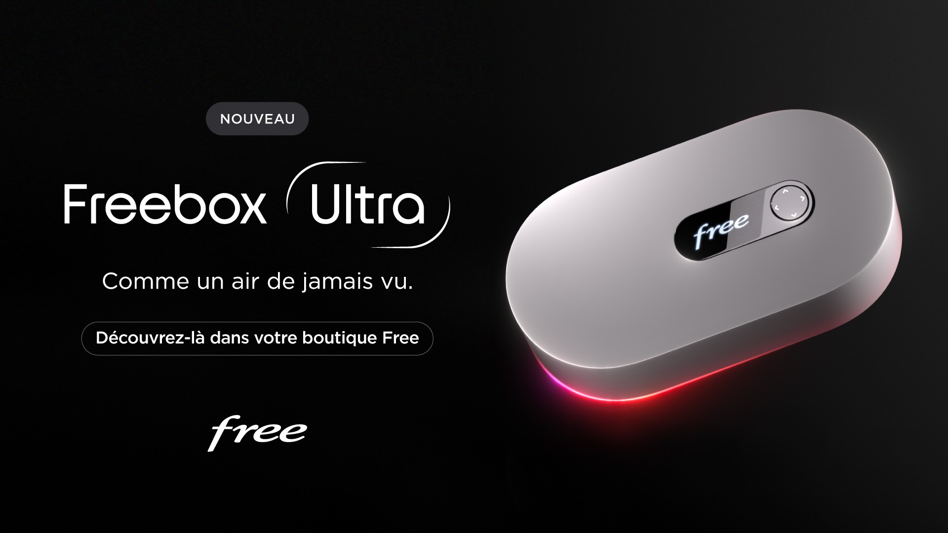 Freebox Ultra, comme un air de jamais vu ! Centre commercial Carrefour Chambourcy