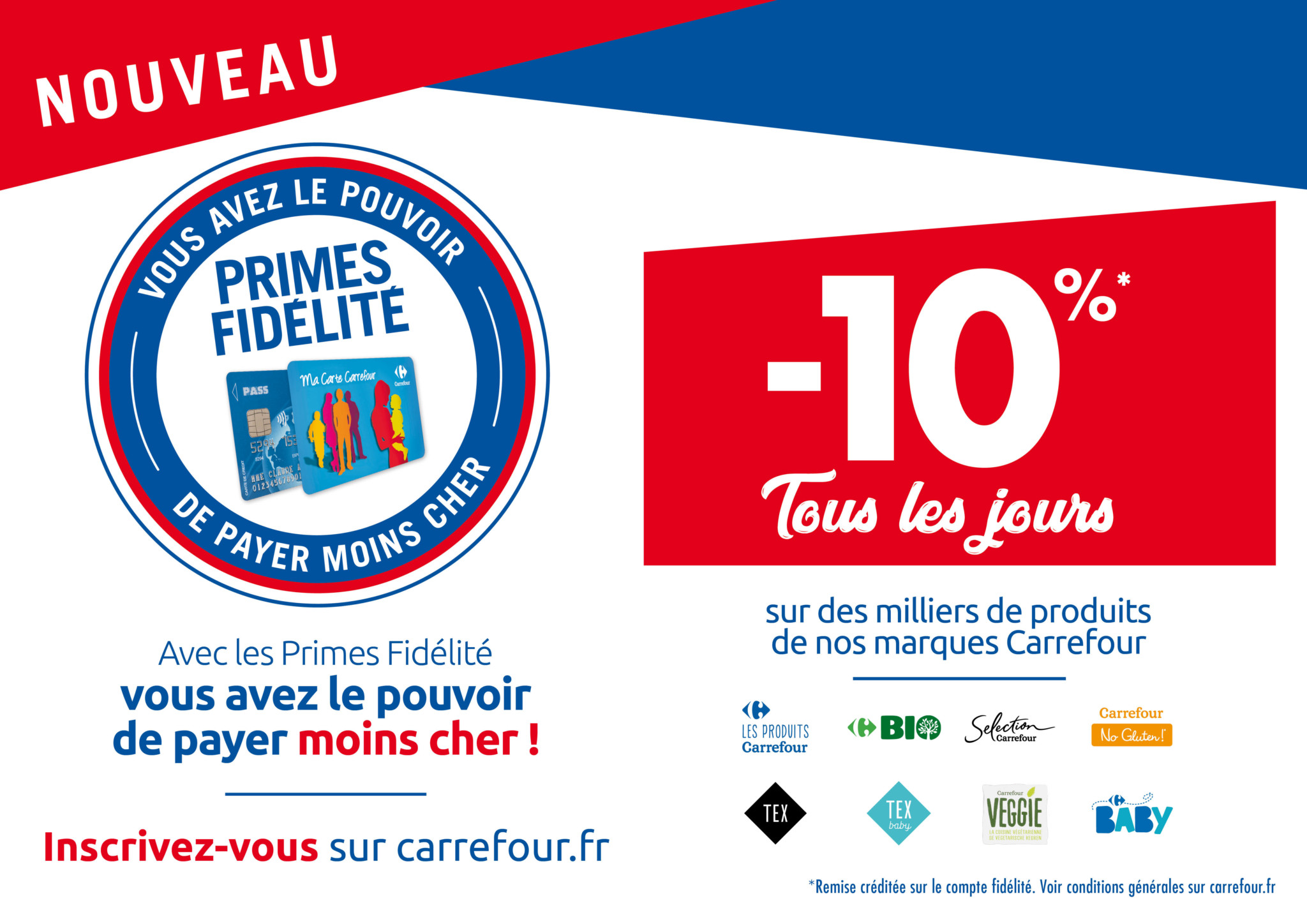 Etre fidèle à votre hypermarché Carrefour a ses avantages ! Centre