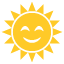 sun with face