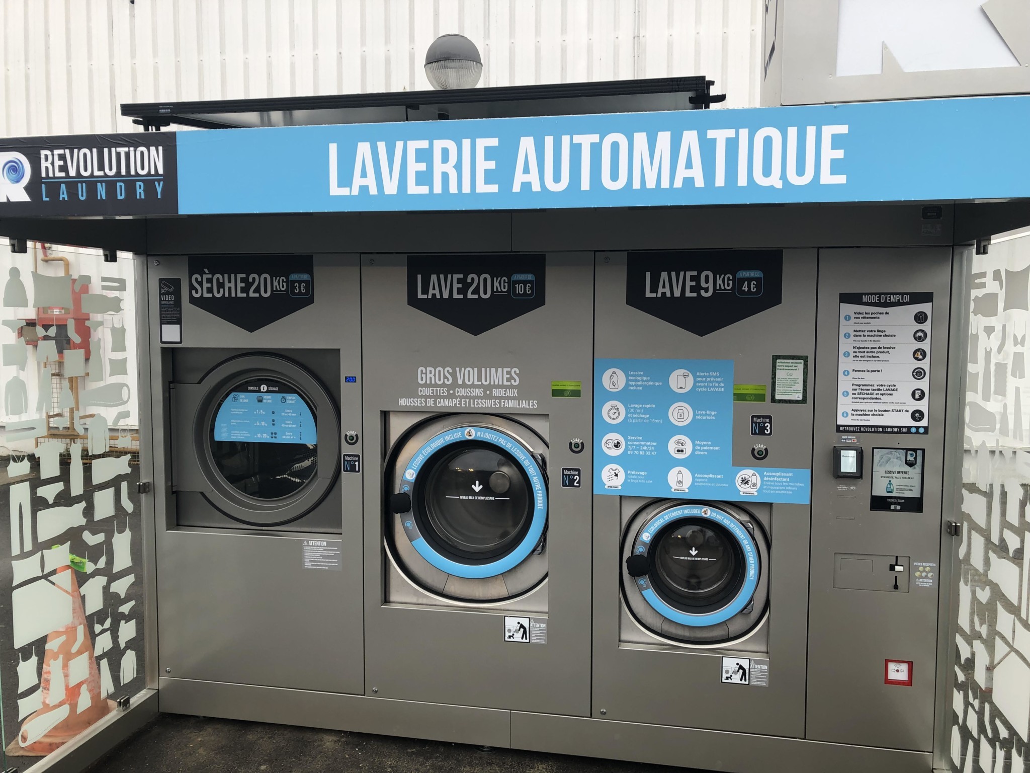 Laverie Automatique Centre commercial Carrefour Goussainville