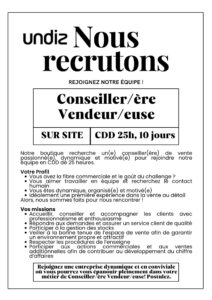 Undiz recrute ! Logo de Undiz recrute !