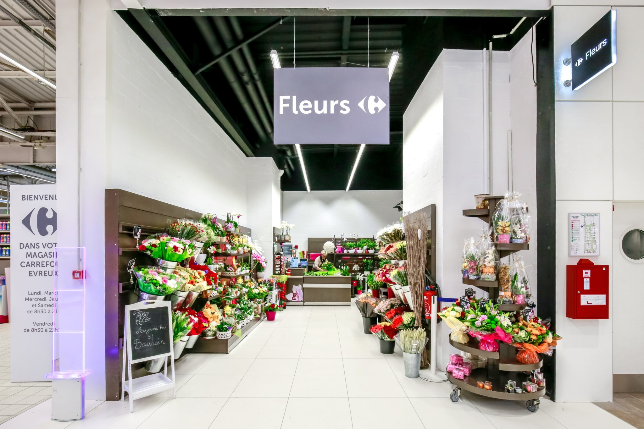 Carrefour Fleurs Centre commercial Carrefour Grand Evreux