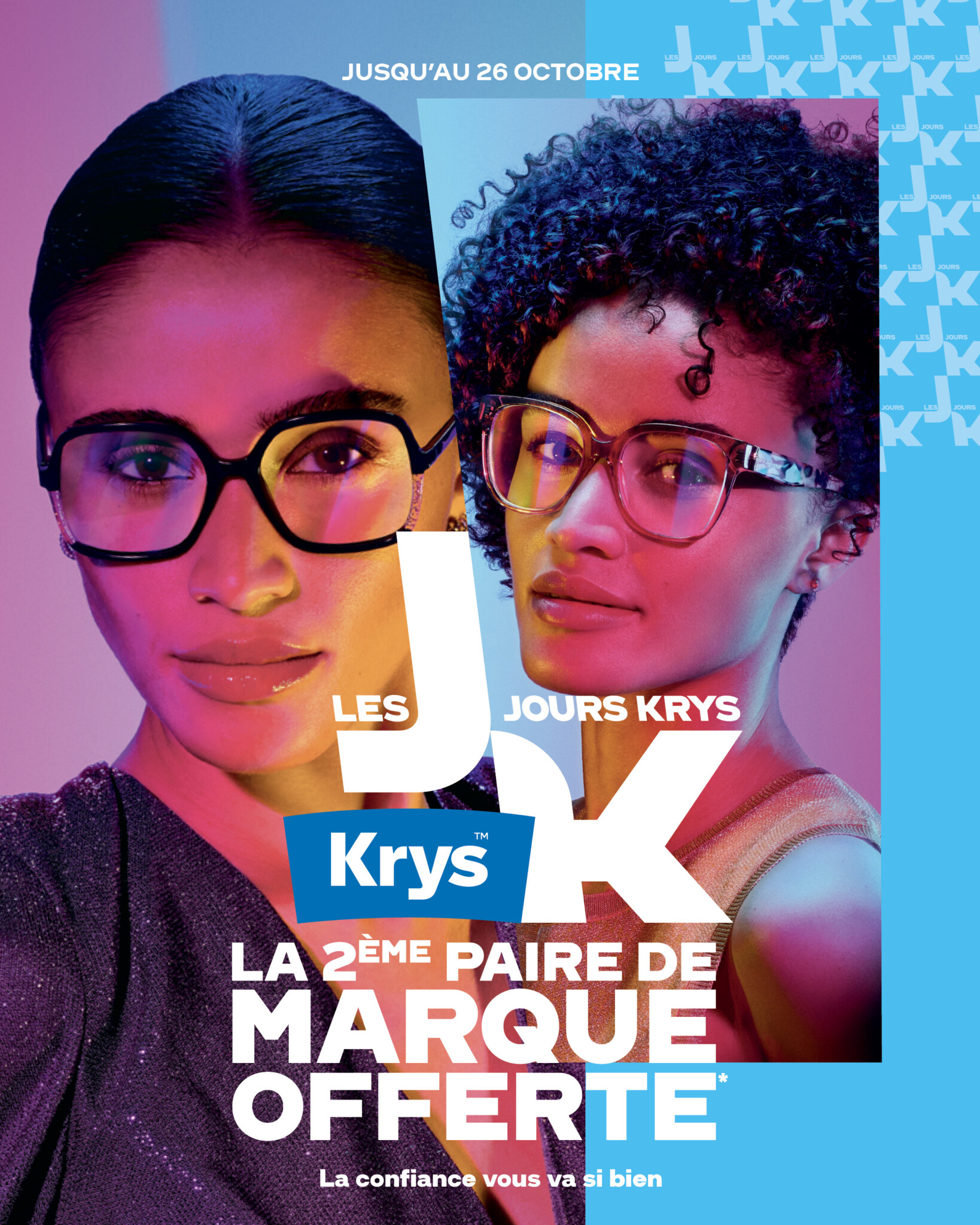 Les Jours Krys la deuxieme paire de marque offerte Centre Commercial Pince Vent