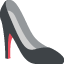 high-heeled shoe