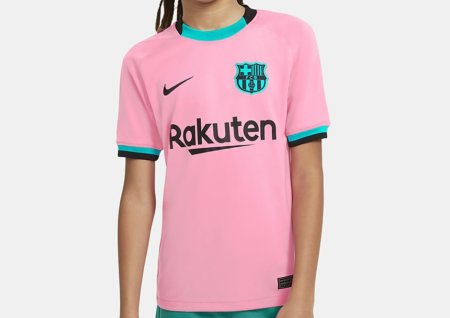 fc barcelone maillot rose