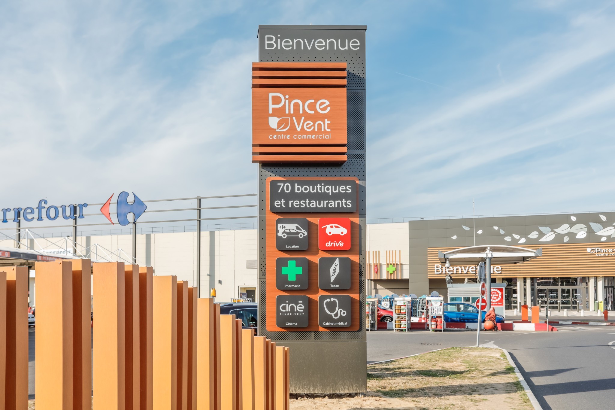 Centre Commercial Pince Vent