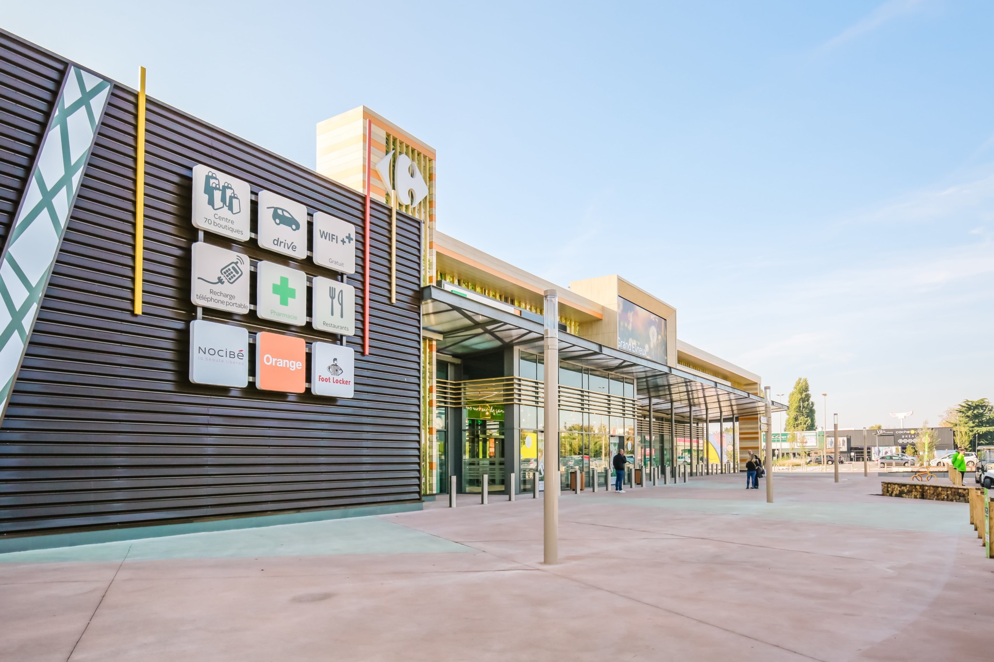 Centre commercial Carrefour Grand Evreux
